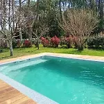 L'oree De La Plage, 15 Pers, Charmante Maison Renovee Classee 3 Etoiles - Piscine Chauffee - Terrain De Petanque - Ping Pong A Vieux-boucau Semesterbostad Vieux-Boucau-les-Bains