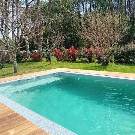 L'oree De La Plage, 15 Pers, Charmante Maison Renovee Classee 3 Etoiles - Piscine Chauffee - Terrain De Petanque - Ping Pong A Vieux-boucau Prázdninový dům Vieux-Boucau-les-Bains